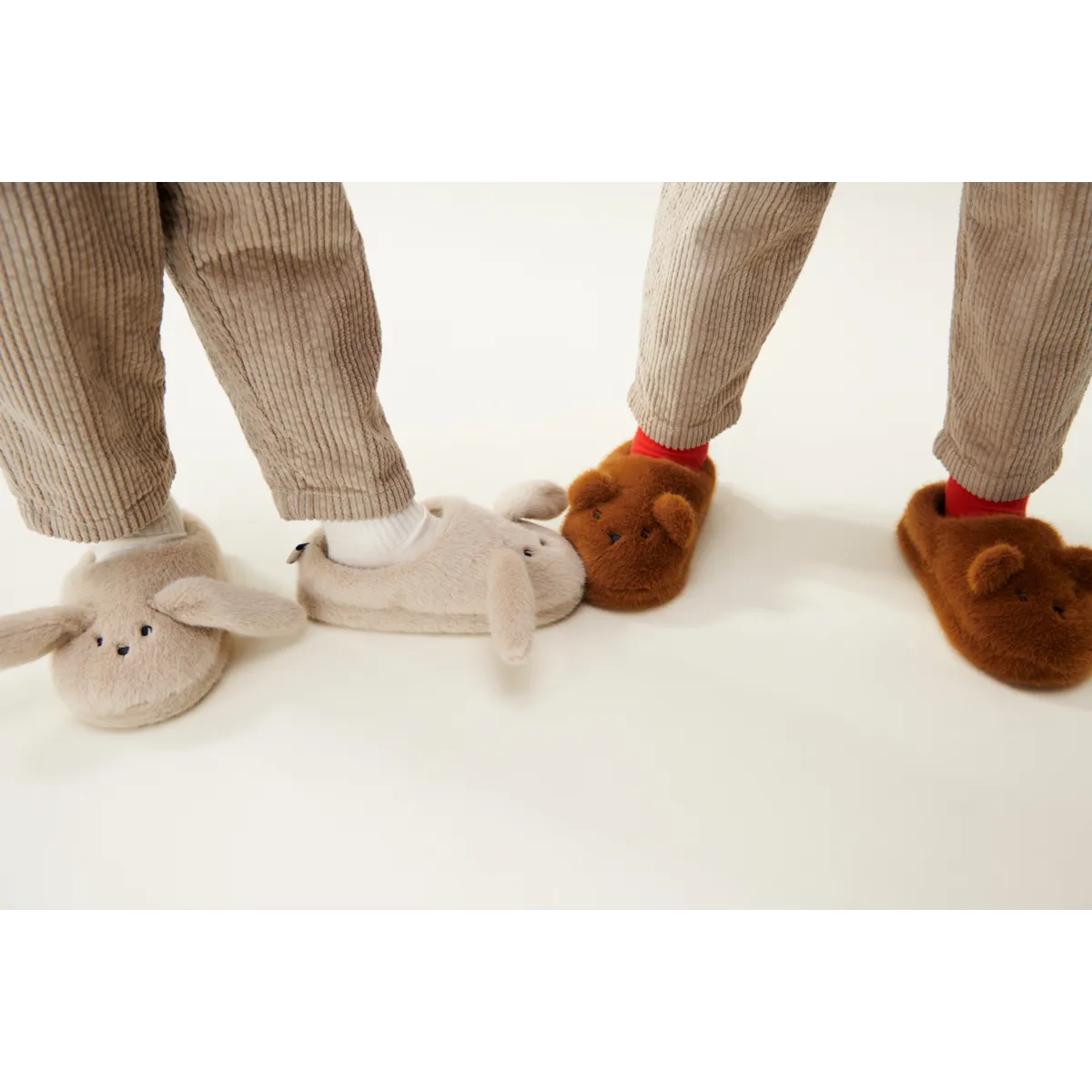 Liewood rabbit slipper creme