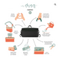 DUSQ - organizer - sunset cognac