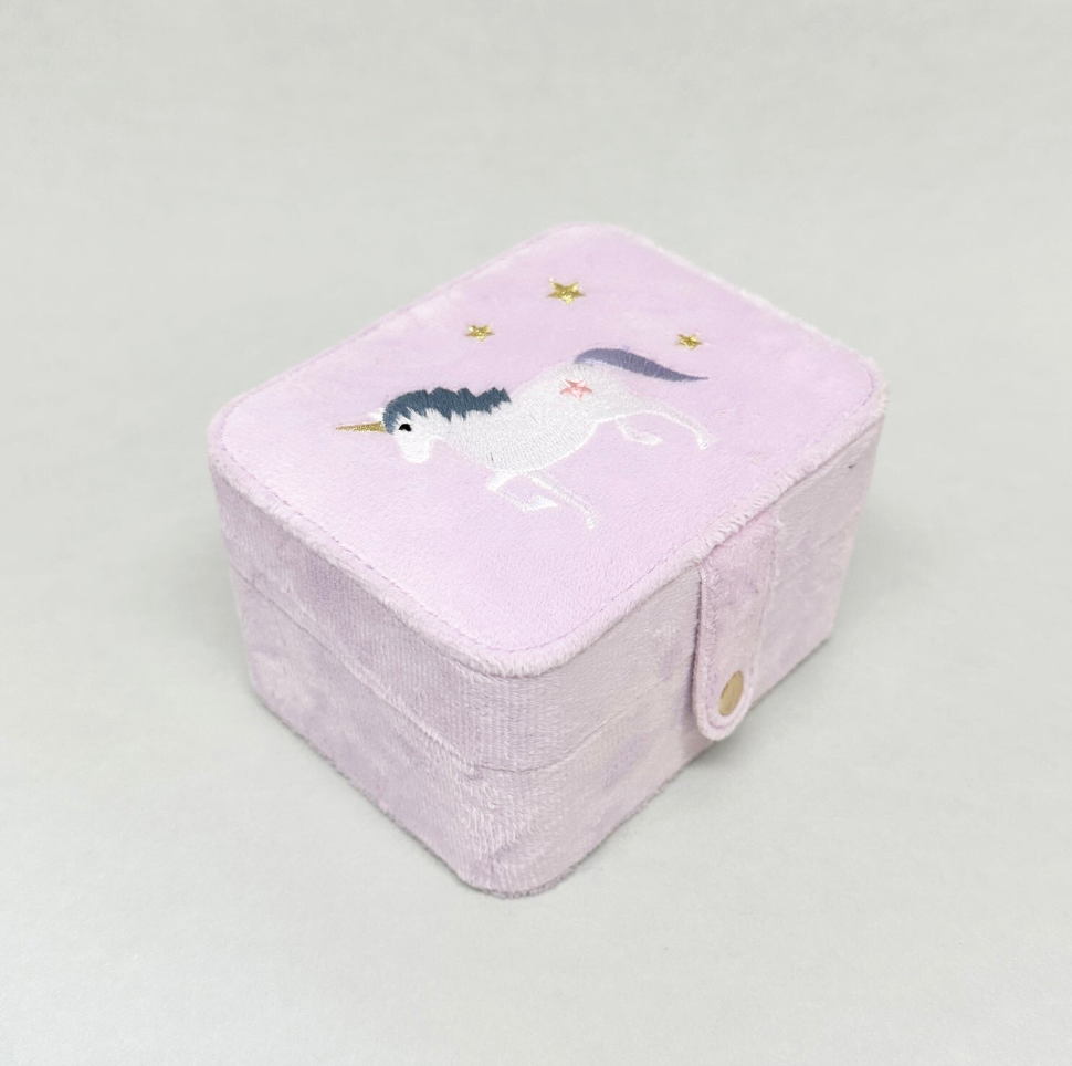 ROCKAHULA - rainbow jewellery box lila unicorn