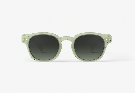 #C zonnebril - dyed green - junior