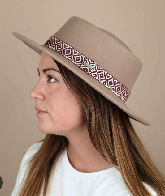 wollen hoed dames - one size
