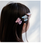 acetate claw clips, bright multi