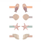 mermaid mini clips