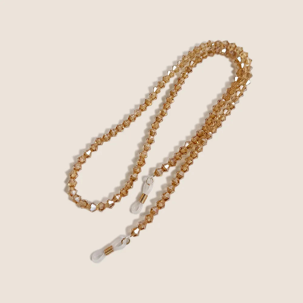 Sunglass chain champagne