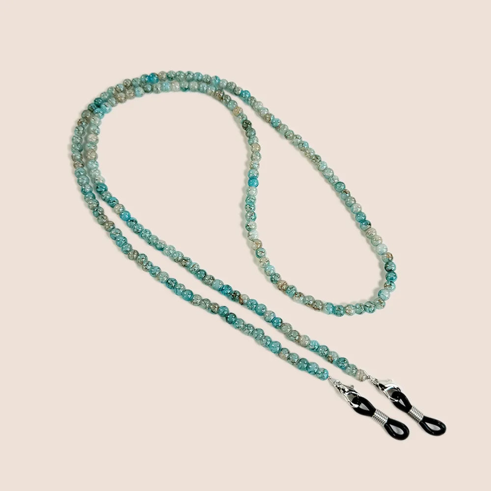 Sunglass chain lake blue