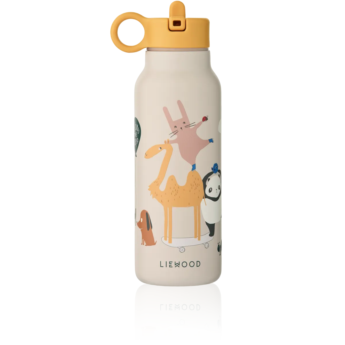 Liewood water bottle around the world