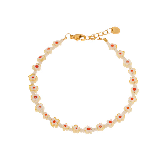 Baby daisy bracelet gold