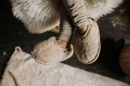 Alwero sloffen junior beige