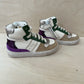 OCRA - hightop sneaker - paars, groen, beige