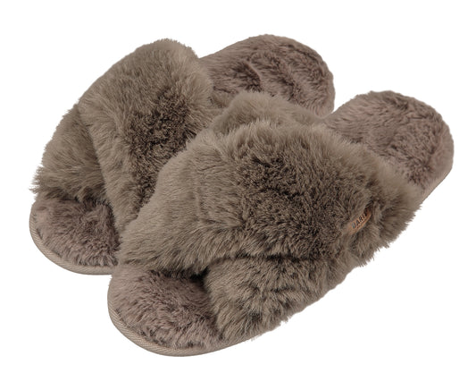 lukky slippers brown