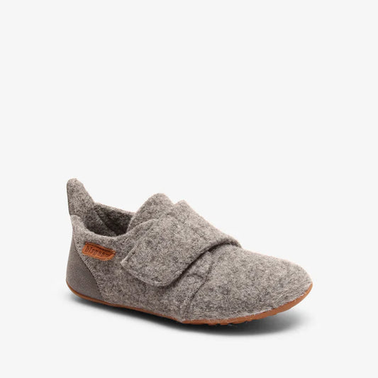 BISGAARD - pantoffel - wool grey