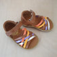 POM D'API - stapsandaal - poppy lux - nappa camel multi