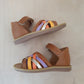 POM D'API - stapsandaal - poppy lux - nappa camel multi