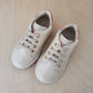 FALCOTTO - stapsneaker adam - suede lizard/platinum kaki