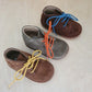 POM D'API - stapschoen derby - velours olive