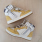 midhigh sneaker - tuorlo - geel/grijs