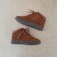 stapschoen - bruin suede