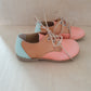 GALLUCCI - veterschoen fragola camel en mint