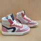 HIP - damessneaker - platinum, rood en roze