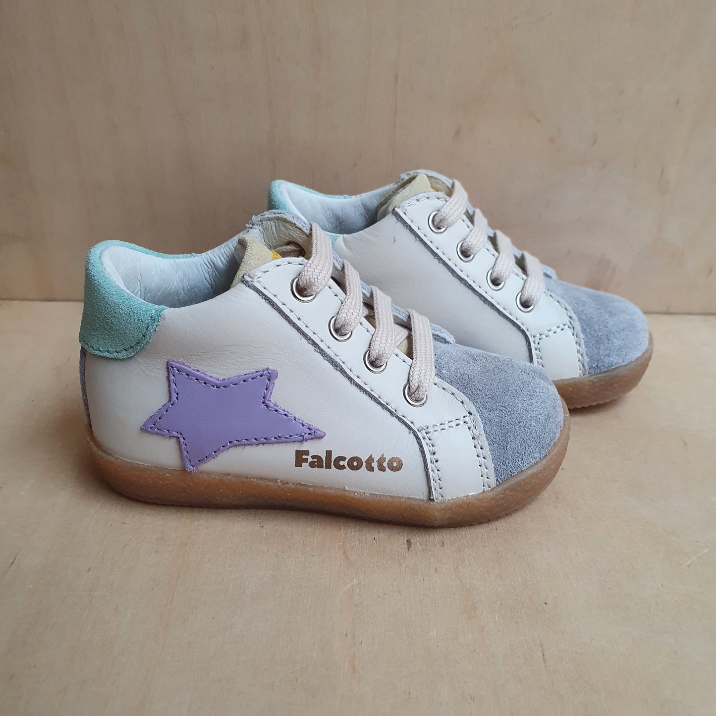 FALCOTTO - stapsneaker alnoite  - grey milk caraibi