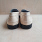 dames loafer - beige lakleder