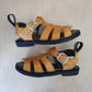 ANGULUS - sandaal met gesp - geel, zwarte zool