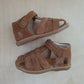 NATURINO - stapsandaal zaffiro - woven brown