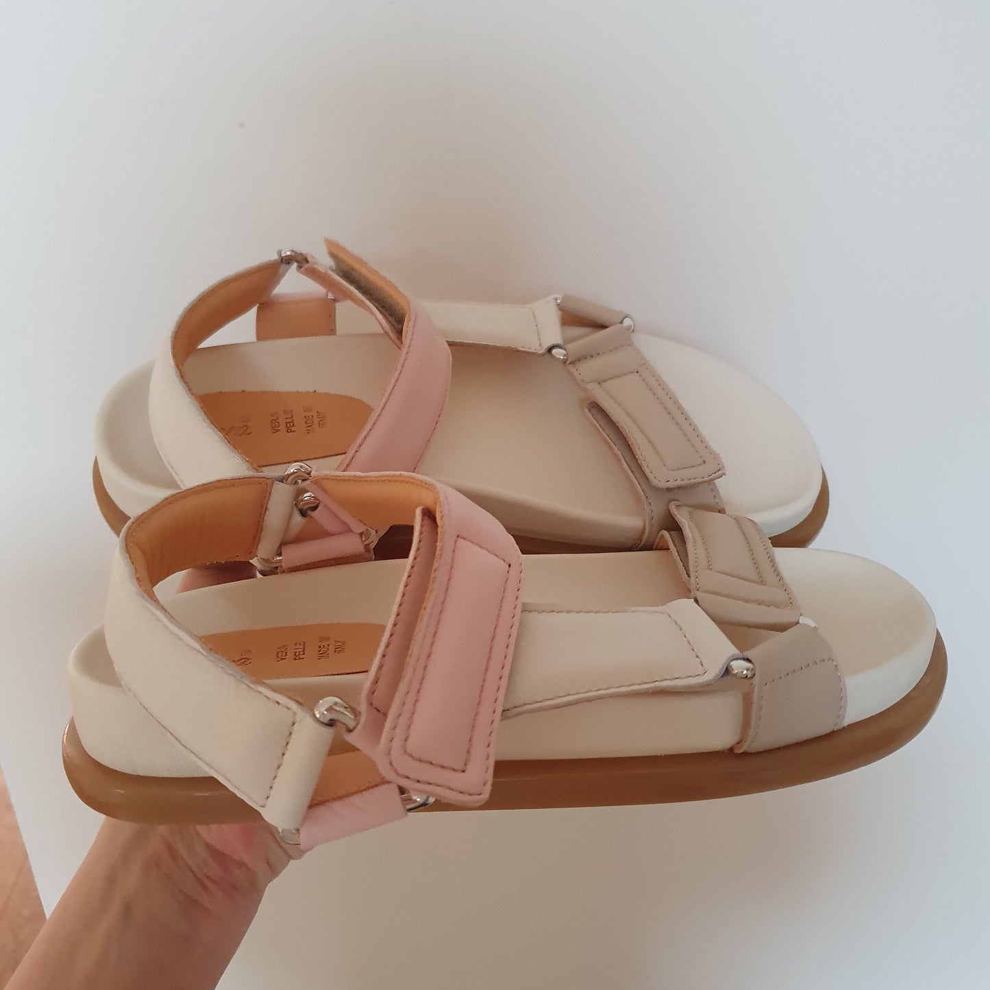 OCRA - dames sandaal - guantino/crema