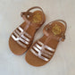 POM D'API - sandaal plagette new salome - camel/multi cuivre