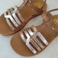 POM D'API - sandaal plagette new salome - camel/multi cuivre