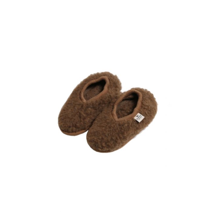 ALWERO - pantoffel bruin