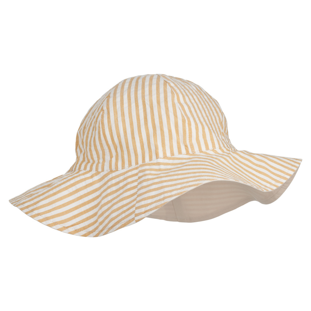 LIEWOOD - Amelia Sun Hat Stripe Yellow Mellow/Creme
