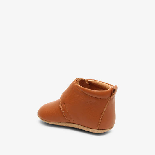 pantoffel - baby star cognac
