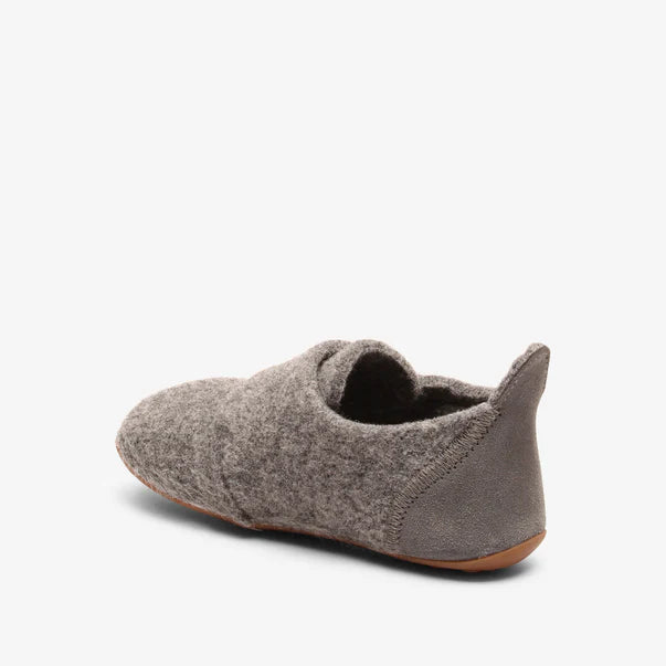 BISGAARD - pantoffel - wool grey