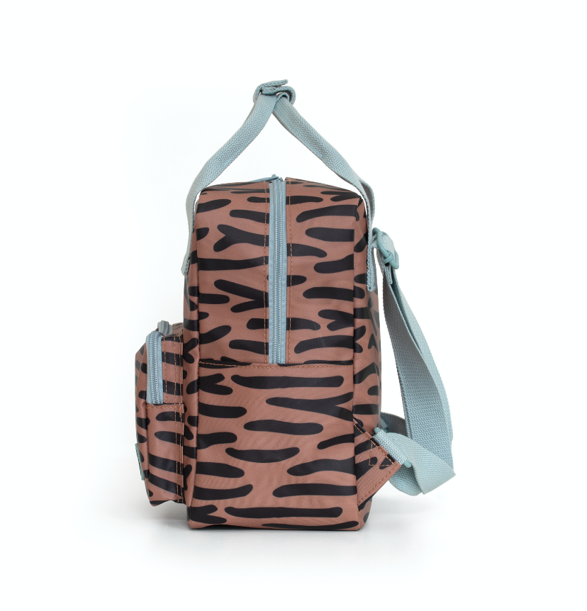 STUDIO DITTE - backpack small - tiger stripes brown