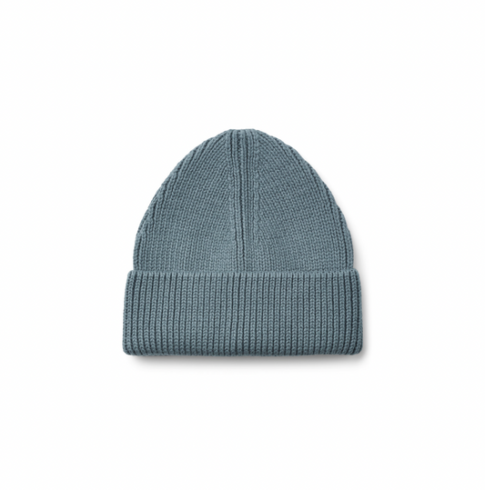 ezra beanie - whale blue