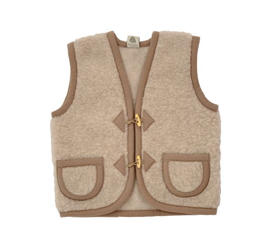 ALWERO - kids bodywarmer alpen junior - beige
