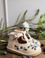 gesp met velcro, blueberry cream