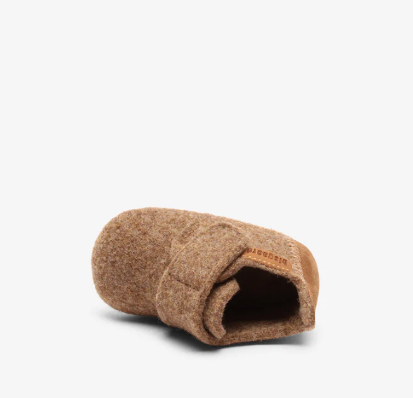 BISGAARD - baby pantoffel wool - camel
